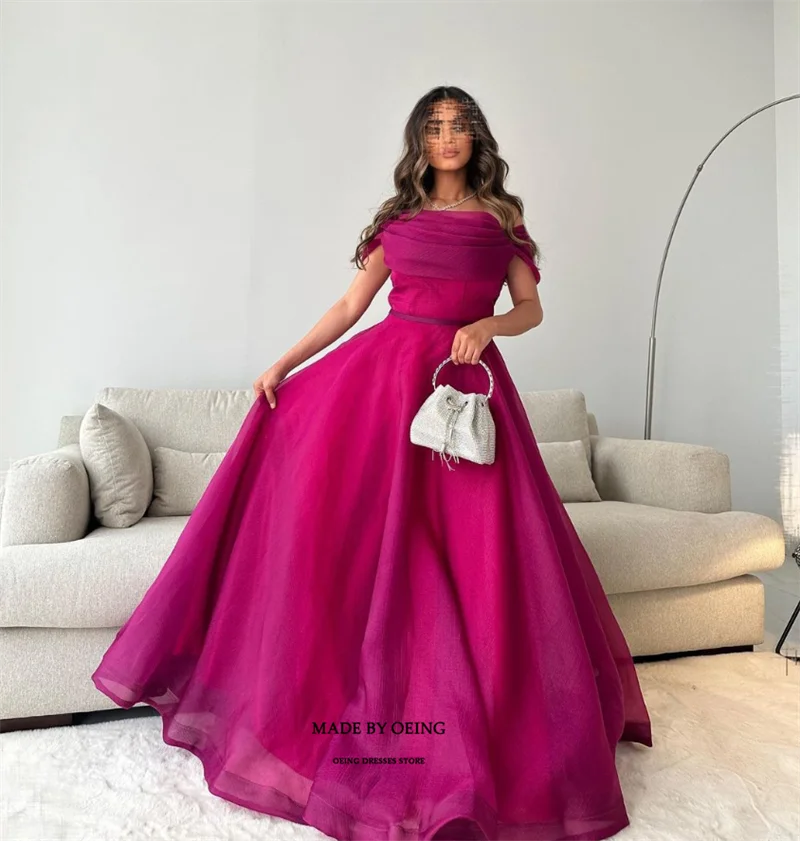 Pitaya Strapeless Prom Dresses Tiered Pleated Evening Gowns Floor Length Formal Dress Vestidos De Noche Customized