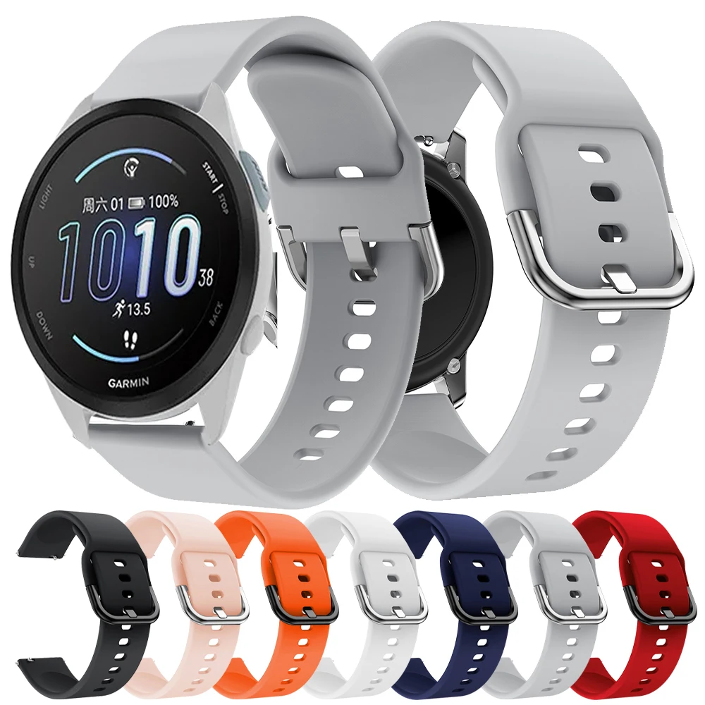 Ersatzarmband Für Garmin Forerunner 265 - Weiches Silikon, 22mm, Verstellbar