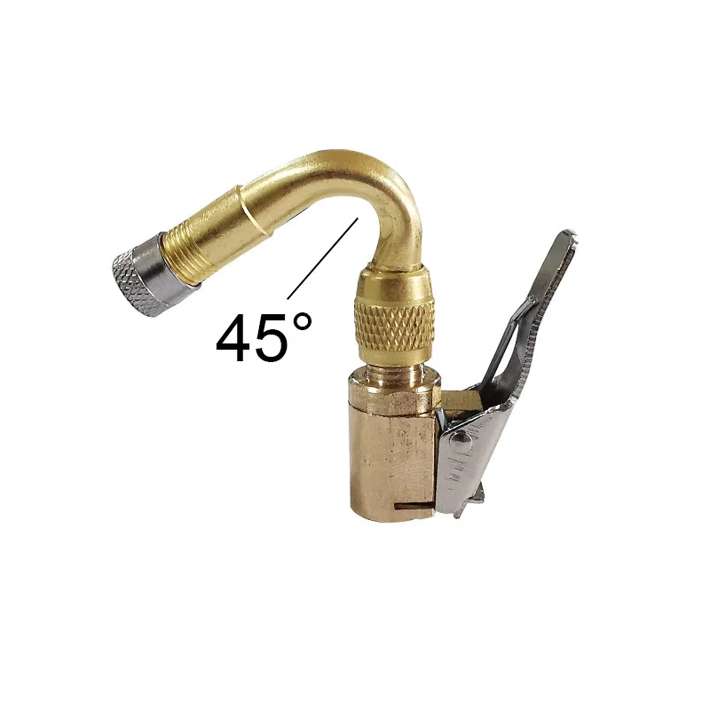 Valve Core Nozzle Extension Rod Set 45&deg;/90&deg;/135&deg; Tire inflation extension tube Bicycles Motorcycles Automobiles Motorboats Parts