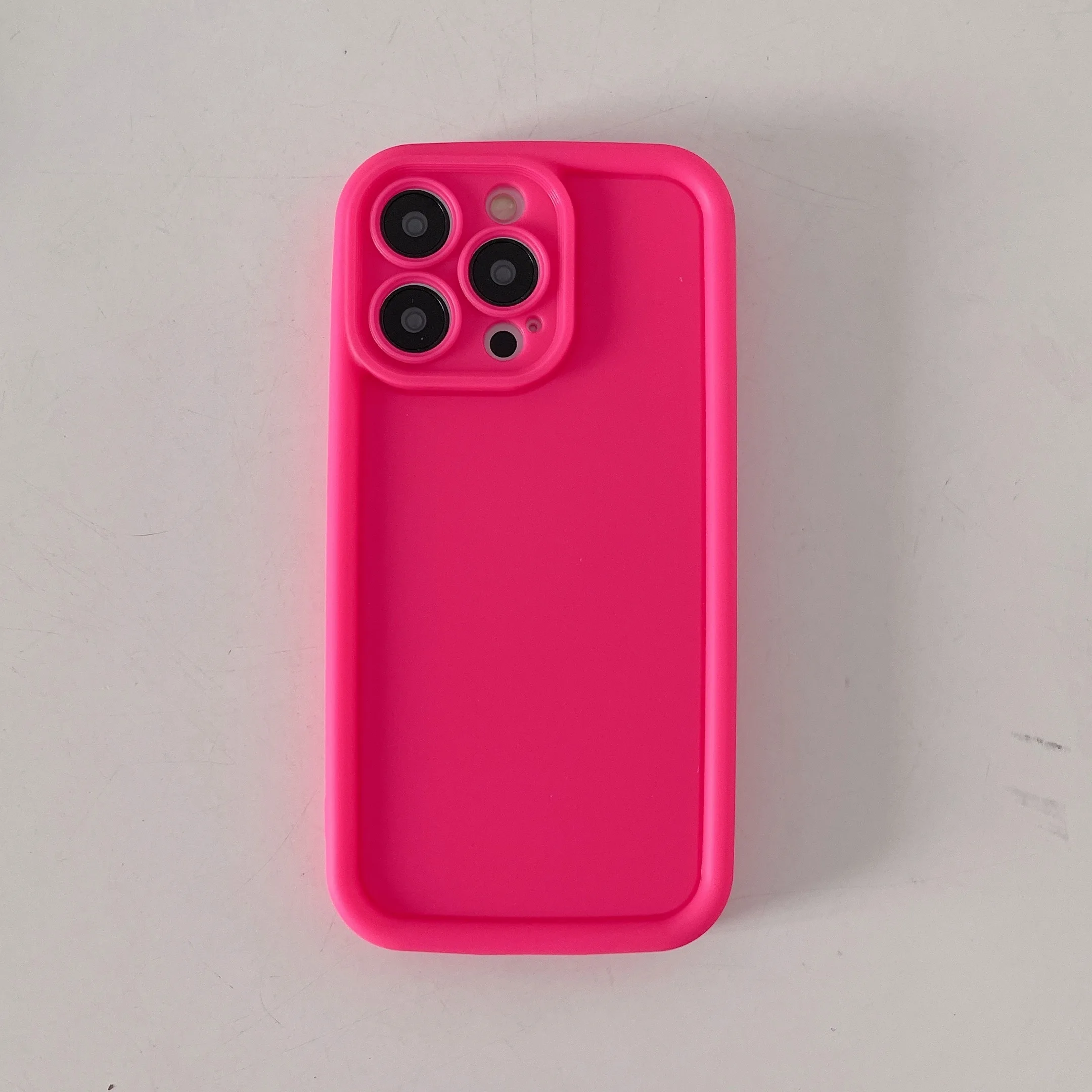 thumbnail image 1 of Fashion Soft Candy Liquid Silicone Phone Case For iPhone 15 14 13 12 11 Pro Max XS X XR 7 8 Plus SE 3 Bright Color Bumper Cover, 1 of 5