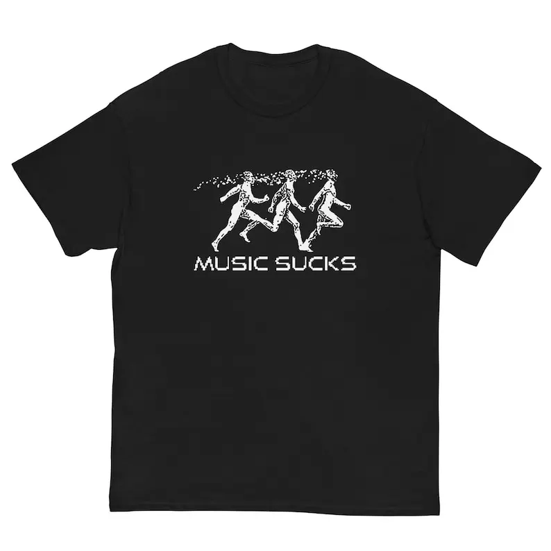 

Music Sucks, Boiler Room Parody - Vintage Y2k Rave Shirt