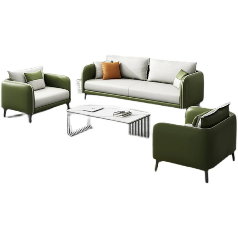 Accent Corner Office Sofas Leather Individual Recliner Modern Floor Luxury Office Sofas Nordic Bureau Meuble Furniture