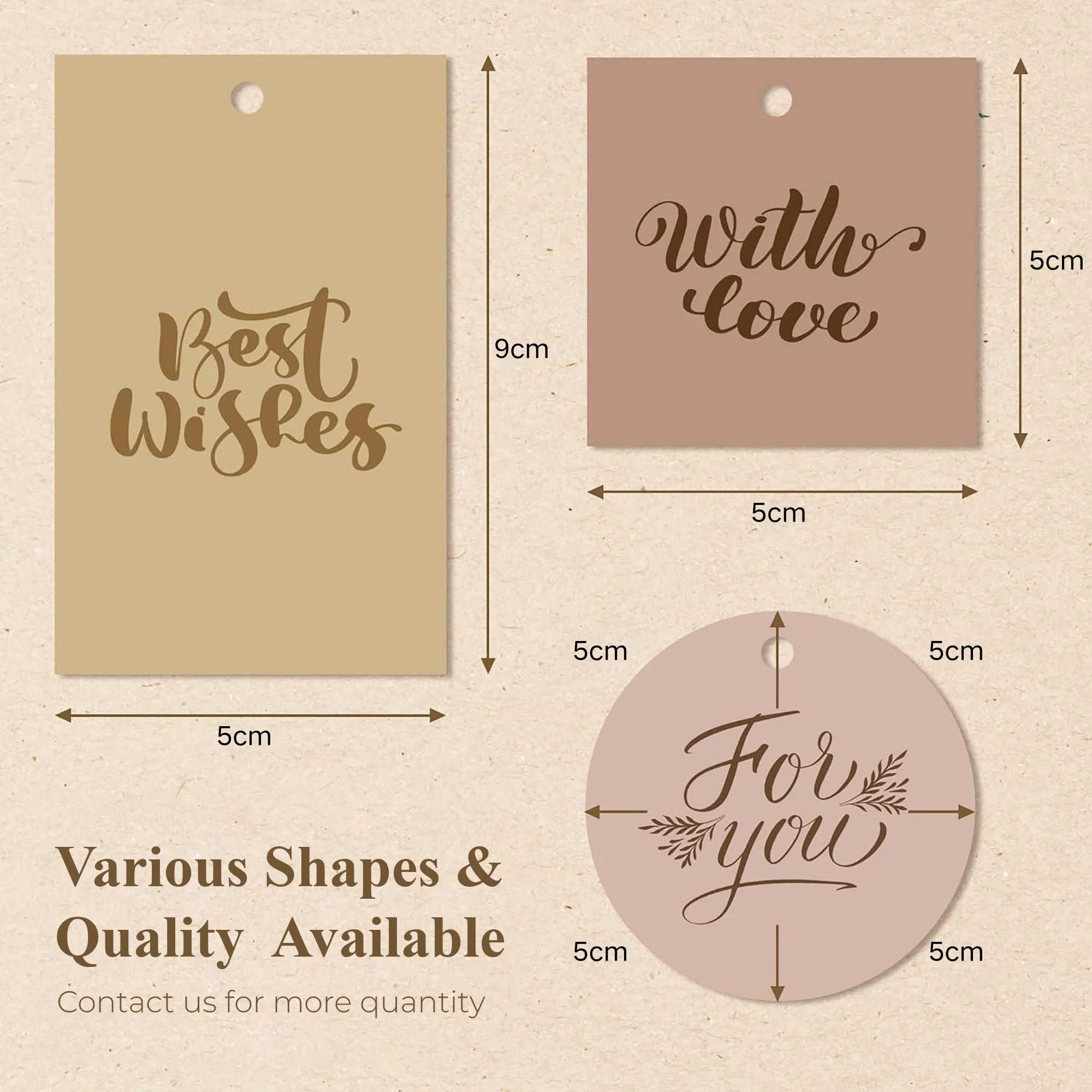 Clothing Tags Custom Hang Tags For Clothes Personalized Hang Tags For Wedding Thank You Gift Birthdays Bridal showers Christmas Deco