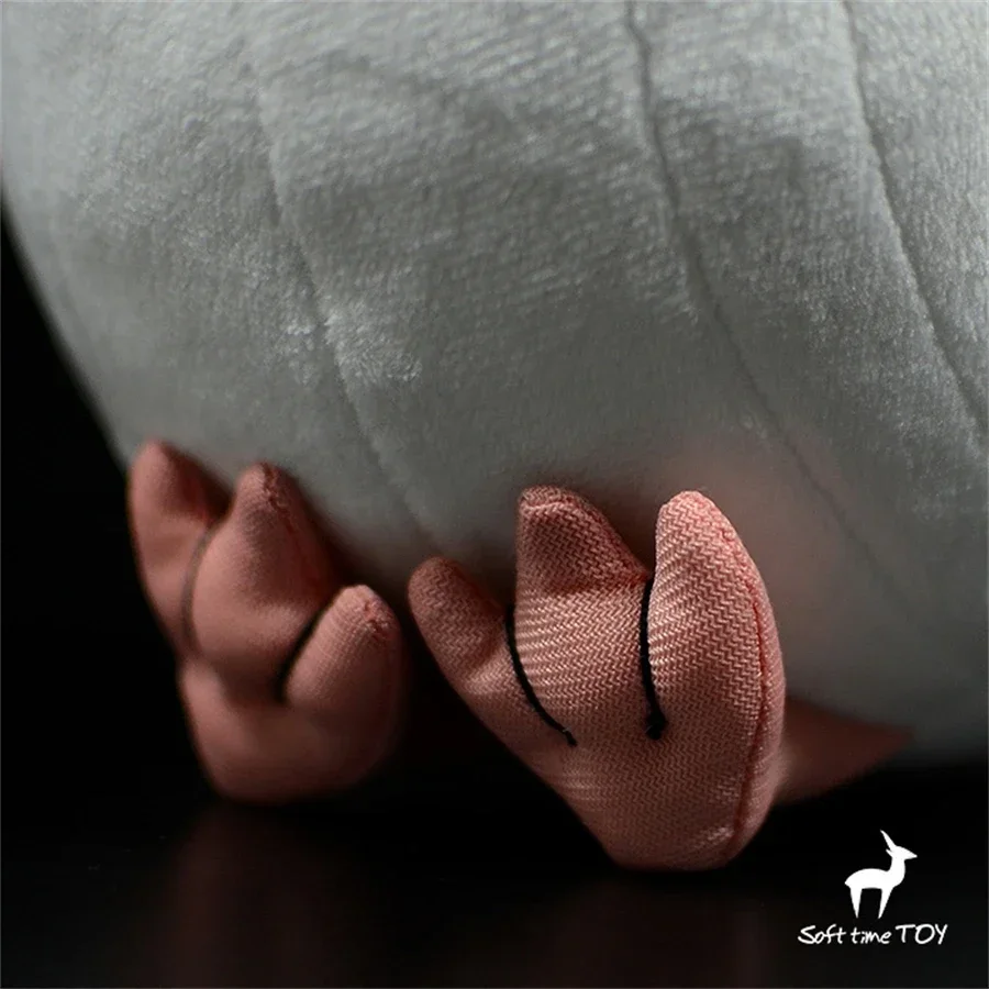 Peace Dove Toy High Fidelity Pigeon Plushie White Pigeon Peluche Lifelike Stuffed Animals Simulation Doll Kawai Toy Gifts Kids 6