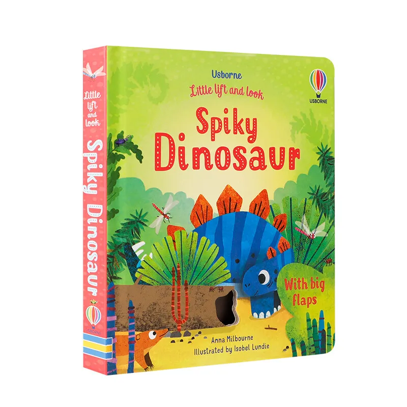 

MiluMilu English Original Little Lift And Look Spiky Dinosaur POINTy 3-5 Young Children's Cognitive Cardboard