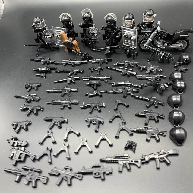 Weapon Model Accessories Figures, Swat Mini Block