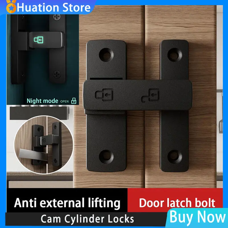 Punch Free Door Latch In Lega Di Zinco Porta Scorrevole Serratura Antifurto 180 Porta 90 Chiavistello Scegli Fibbia Scorrevole Può Grado P2S2