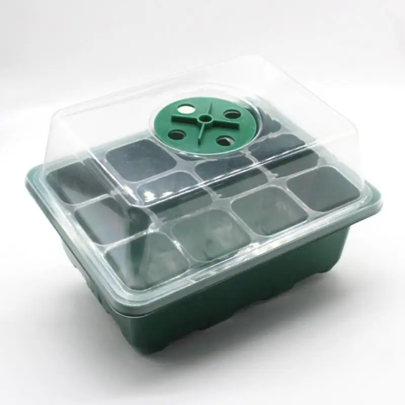 

1Set Plant Seedling Growth Tray 12 Holes Nursery Reusable Seedling Starter Gloves Shovel Labels Garden Tool Set