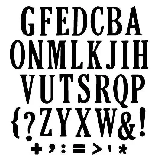 

Скрапбукинг 26 дюймов английская буква рельефный нож высечка резка DIY Металл углеродистая сталь