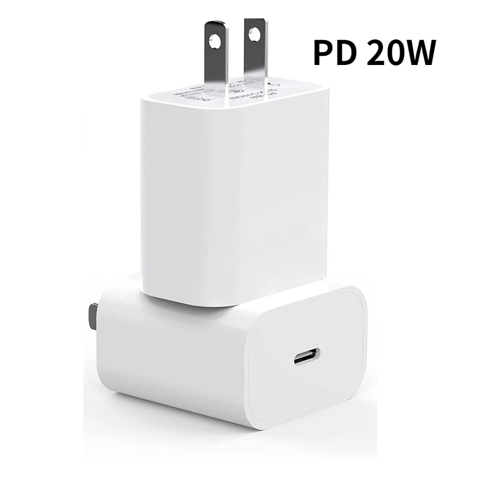 Fast Charger 20W PD Fast Charger Type C Power Wall Charger Block  for iPhone 12/12 Mini/12 Pro Max/11 Pro/Xs/XR/iPad AirPods Pro usb quick charge 3.0