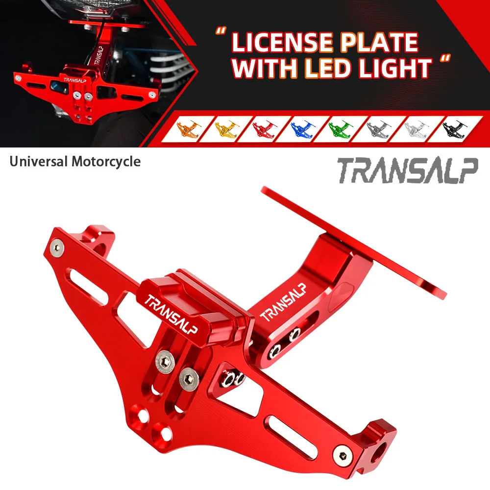 

For HONDA TRANSALP700 600 650 TRANSALP 600 650 700 XLV Motorcycle Tail Tidy License Plate Holder Registration Frame Bracket