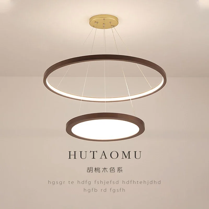 

Фотолюстра для столовой, Современная Минималистичная креативная атмосферная лампа для гостиной в китайском стиле, круглая настольная лампа для чайной комнаты