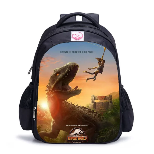 16inch Cartoon Jurassic world 3 Dinosaurs 3D Printing Backpack for Teenage  Girls Boys Book Travel Bag Children School Backpacks - AliExpress