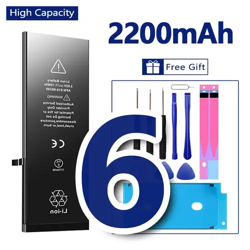 High Quality 0 Cycles Battery For iPhone SE 2 4 4S 5 5S 5C 6 6S 7 8 Plus X XR XS 11 Pro Max 7P For  iPhone7 iPhonese 6splus - Image 10