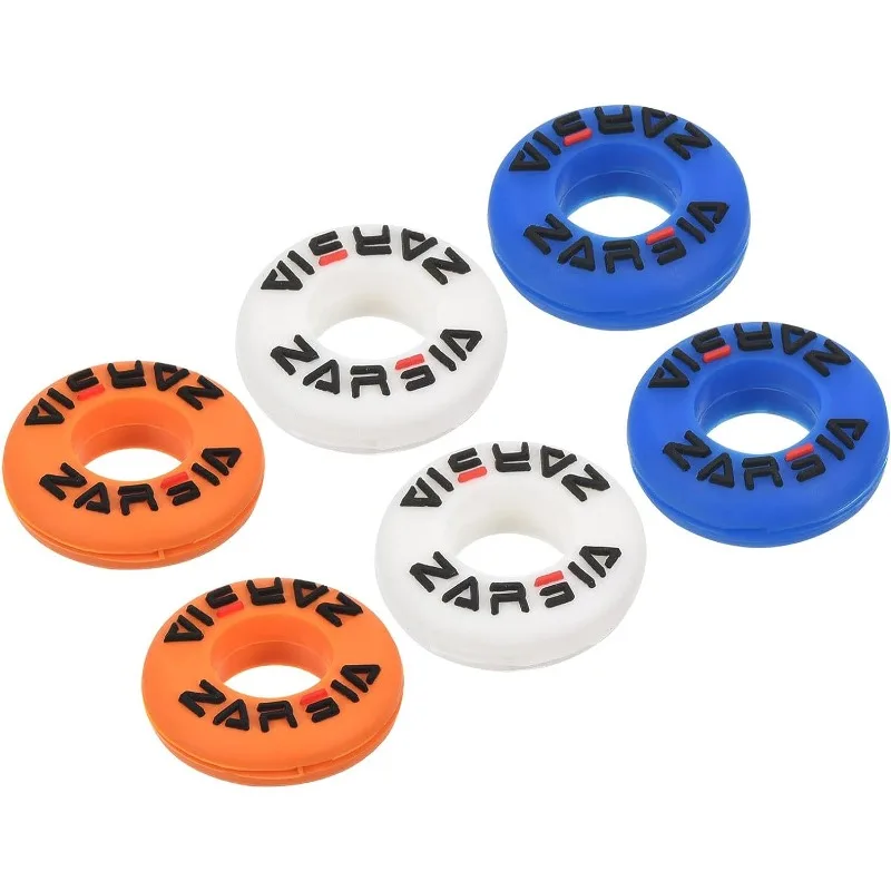 Tennis Vibration Dampener Pack, Round-Shaped Silicone Shock Absorber, String Damping for Racquet, Tennis Accessories