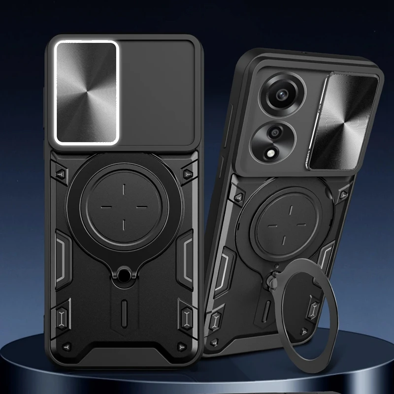 Shockproof Kickstand Protective Cover with Lens Protection