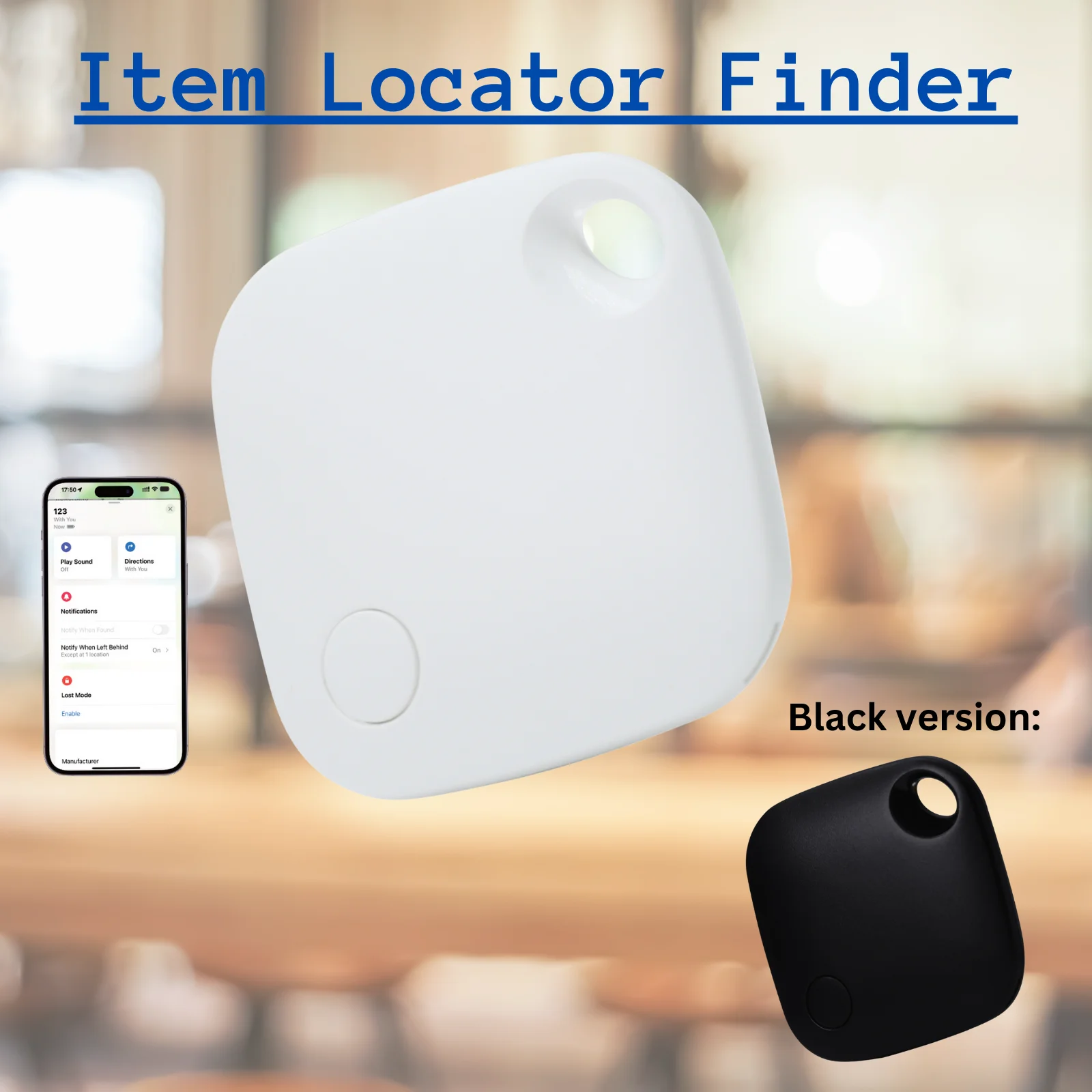 Smart ITag Key Finder Find My APP Smart Key Bike Luggage Wallet Bag Finder Anti-lost Tracker Locator Bluetooth-compatible