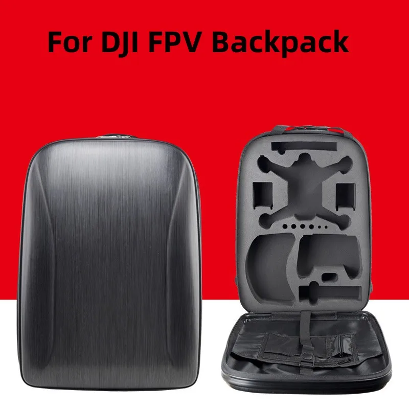Mochila Impermeável para Dji Fpv Drone Hard Shell Bolsa Controle Remoto Acessório Grupo Óculos v2