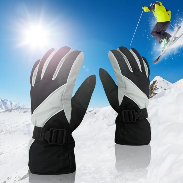 Gants pour femme hiver fin hiver avec boucle gants d'équitation pour homme  velours plus avec gant chaud antidérapant Gants en cuir blanc pour femme