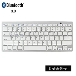 Multilingual Portable Wireless Bluetooth Keyboard (English layout)