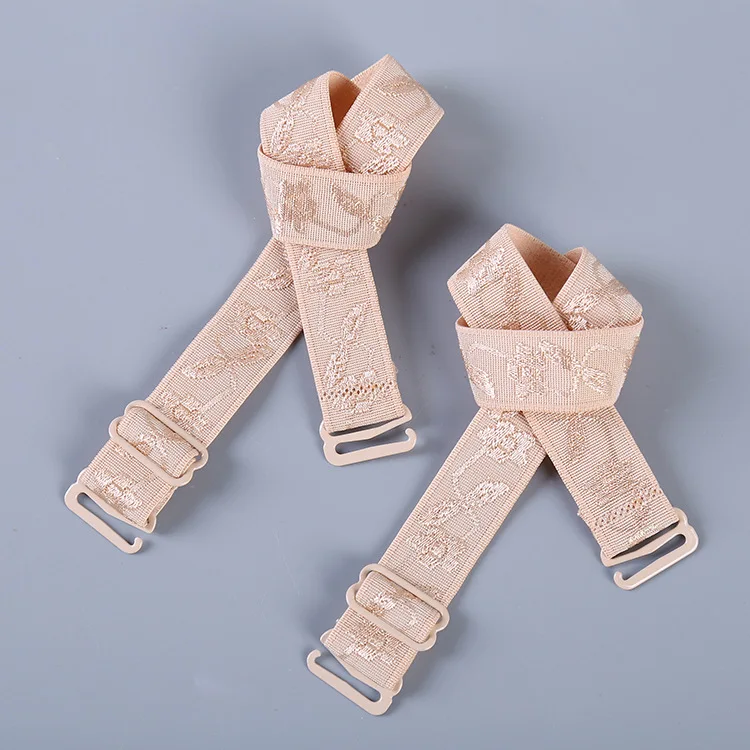 1Pair Adjustable Candy Elastic Shoulder Bra Strap Back Cross Slip-Resistant Girl Bra Straps Summer Style Colorful Bra Strap
