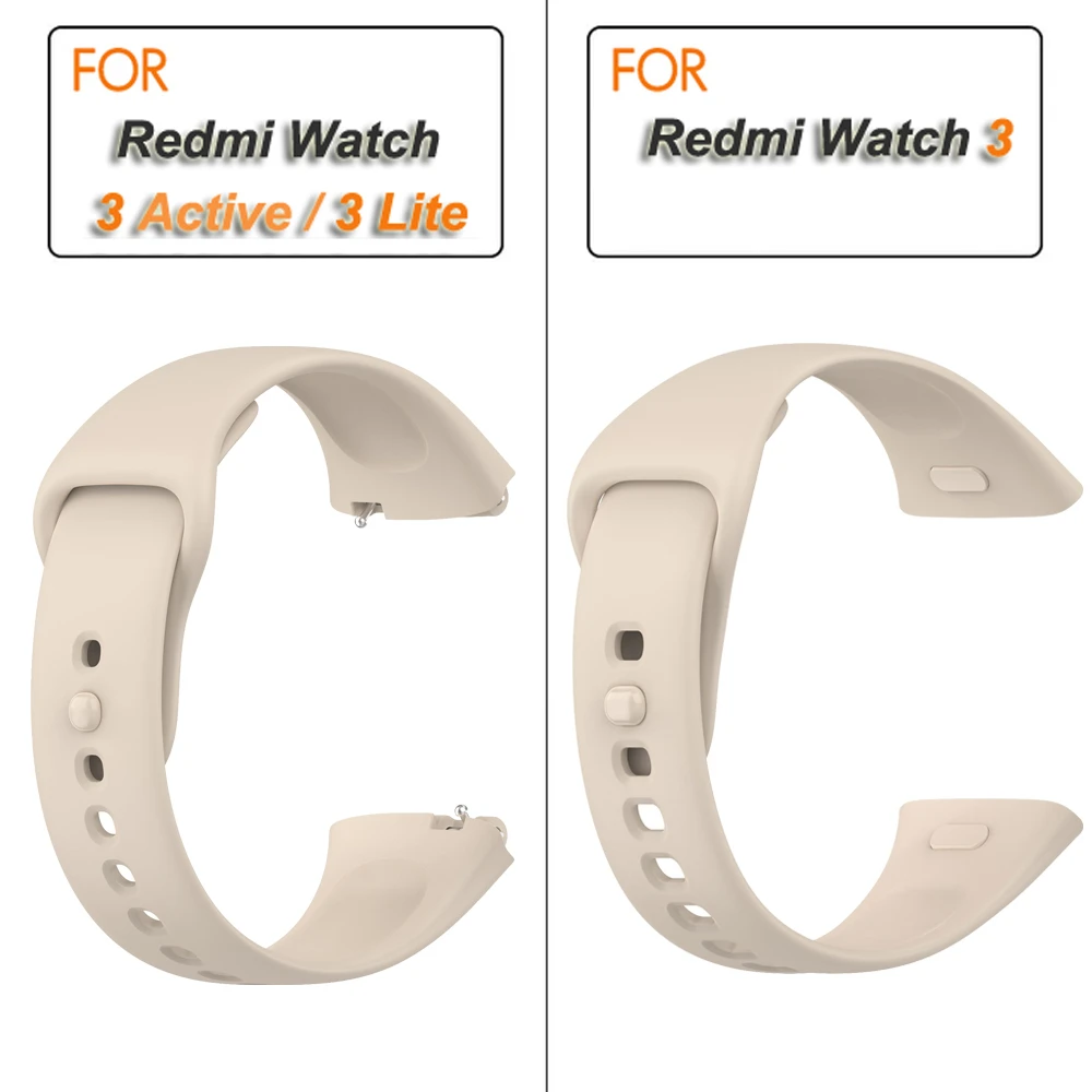 Silicone Replacement Watch Strap for Xiaomi Redmi Watch 3 - Comfortable and Durable Bracelet