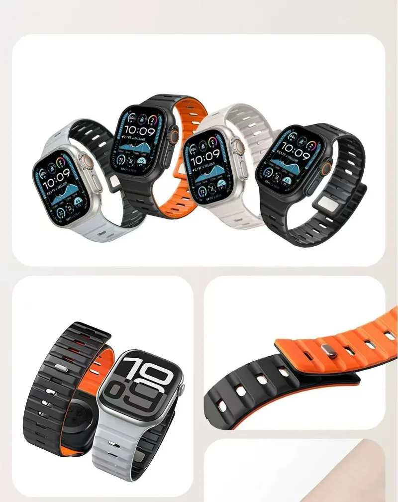 Magnetic Silicone Fashion Wristband