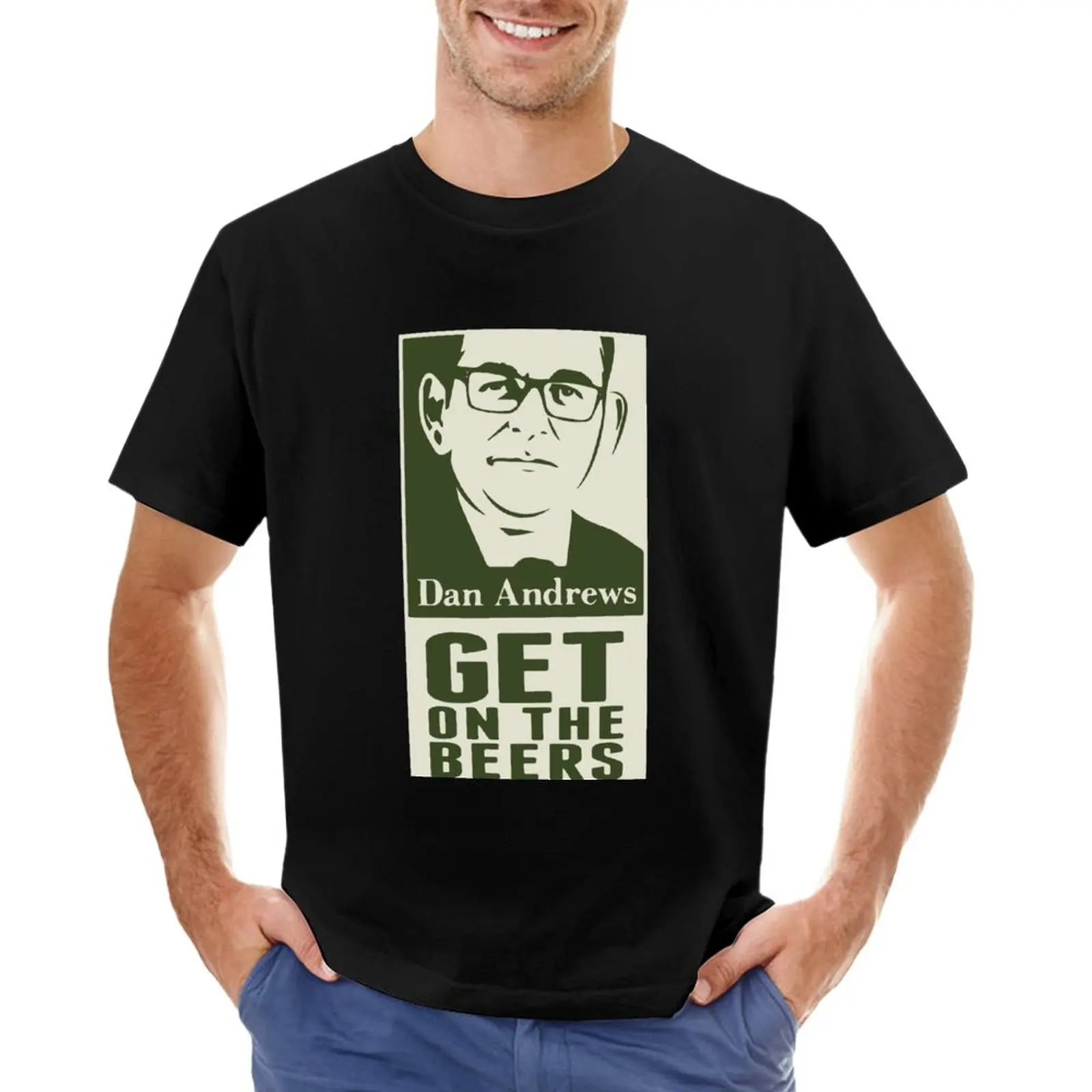 

Get on the Beers (original artwork) T-Shirt aesthetic clothes tops t shirt men
