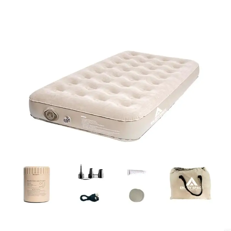 242F قاع التخييم القابل للنفخ مع مضخة مضخة محمولة قابلة للهواء قابلة للنفخ ضربات متينة أعلى مراتب مرفوعة سوبس الهواء المزدحمة