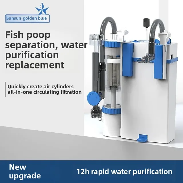 220V เงียบตู้ปลาตู้ปลาระบบกรองออกซิเจนแบบบูรณาการเครื่องทําน้ําให้บริสุทธิ์ติดผนังห้องน้ําปลา 1