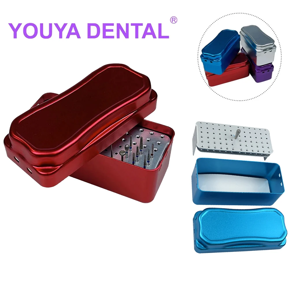 72HolesAluminumDentalDisinfectionBoxAutoclaveSterilizerCase