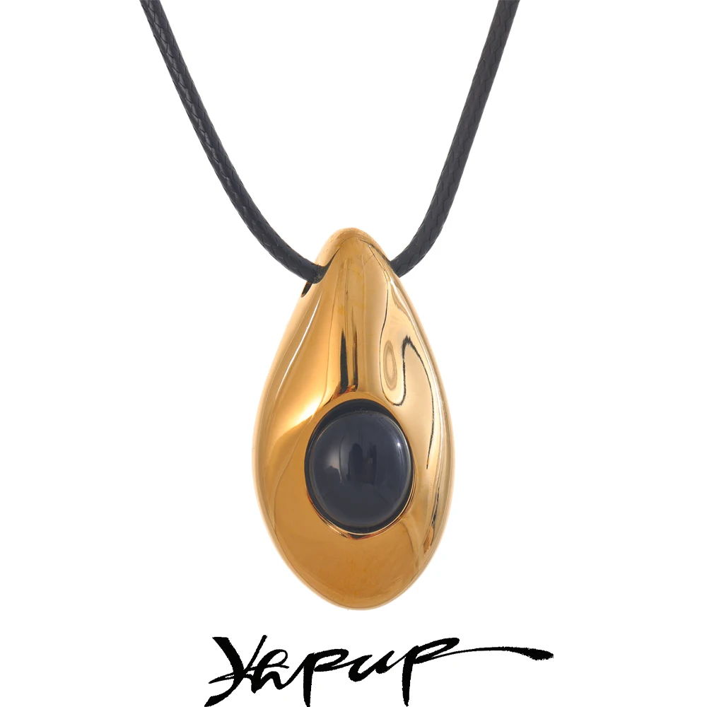 Yhpup Stainless Steel Necklace for Women