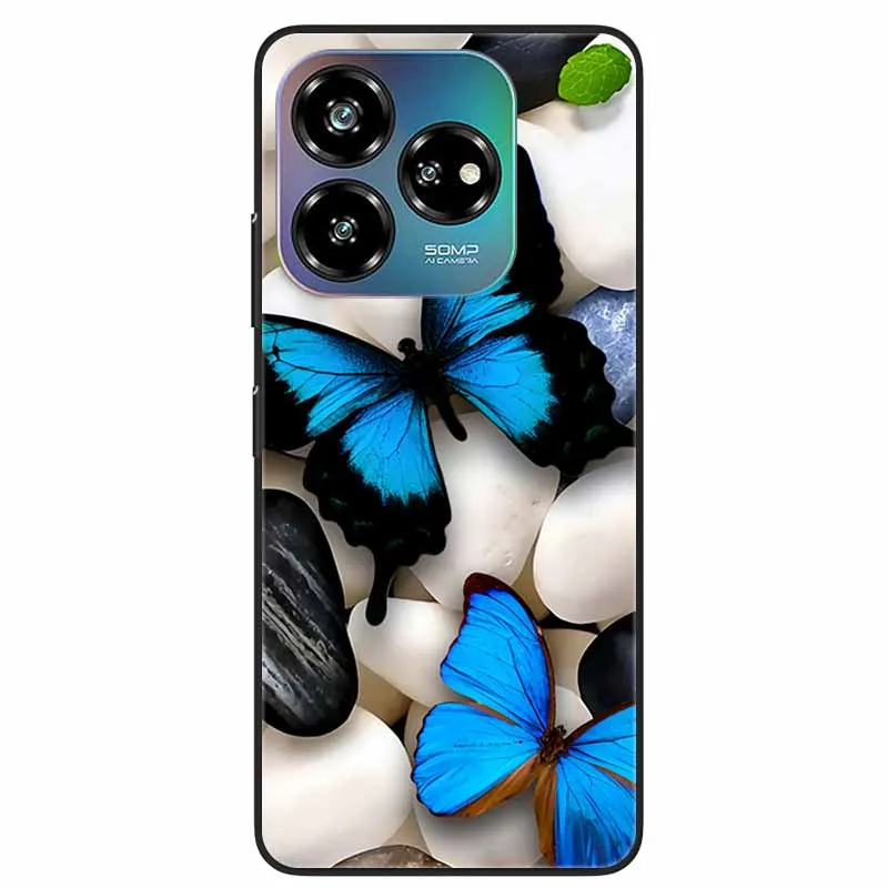 ZTE Blade V60 Design Black Soft TPU Silicone Back Cover - Sleek Protective Phone Case
