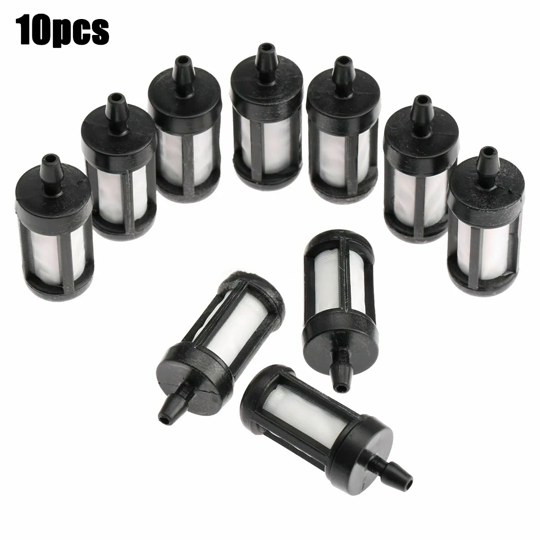 

10pcs Fuel Filter For ZAMA STIH POULAN HUSQVARN Chainsaw Trimmer Trimmer Brush Cutter Fuel Hose Pipe Filter Garden Accessories