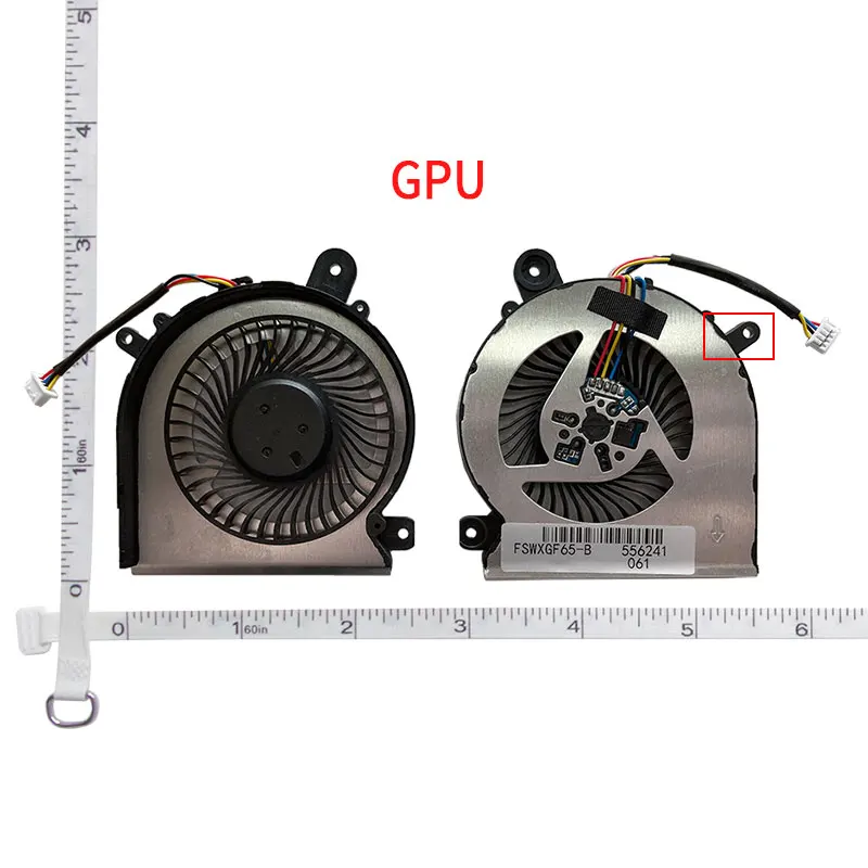 PABD08008SH 1.0A 5VDC N413 CPU Ventola Di Raffreddamento Per MSI GF63 MS- 16R1 -16R2 - Foto 6