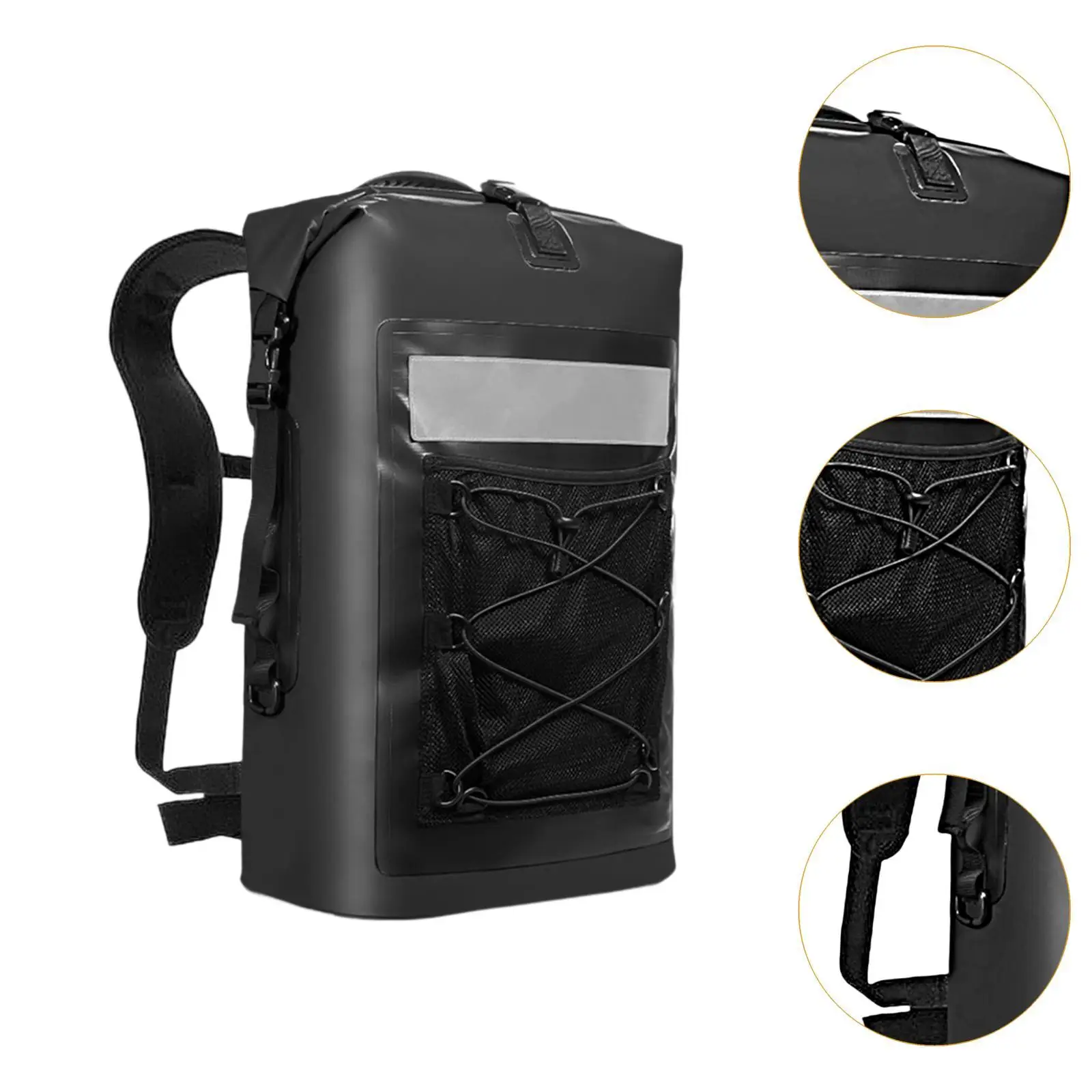 Waterproof Dry Bag Backpack 35L Thickened Shoulder Strap Wear Resistant Storage Bag for Outside River Trekking Fishing Rafting