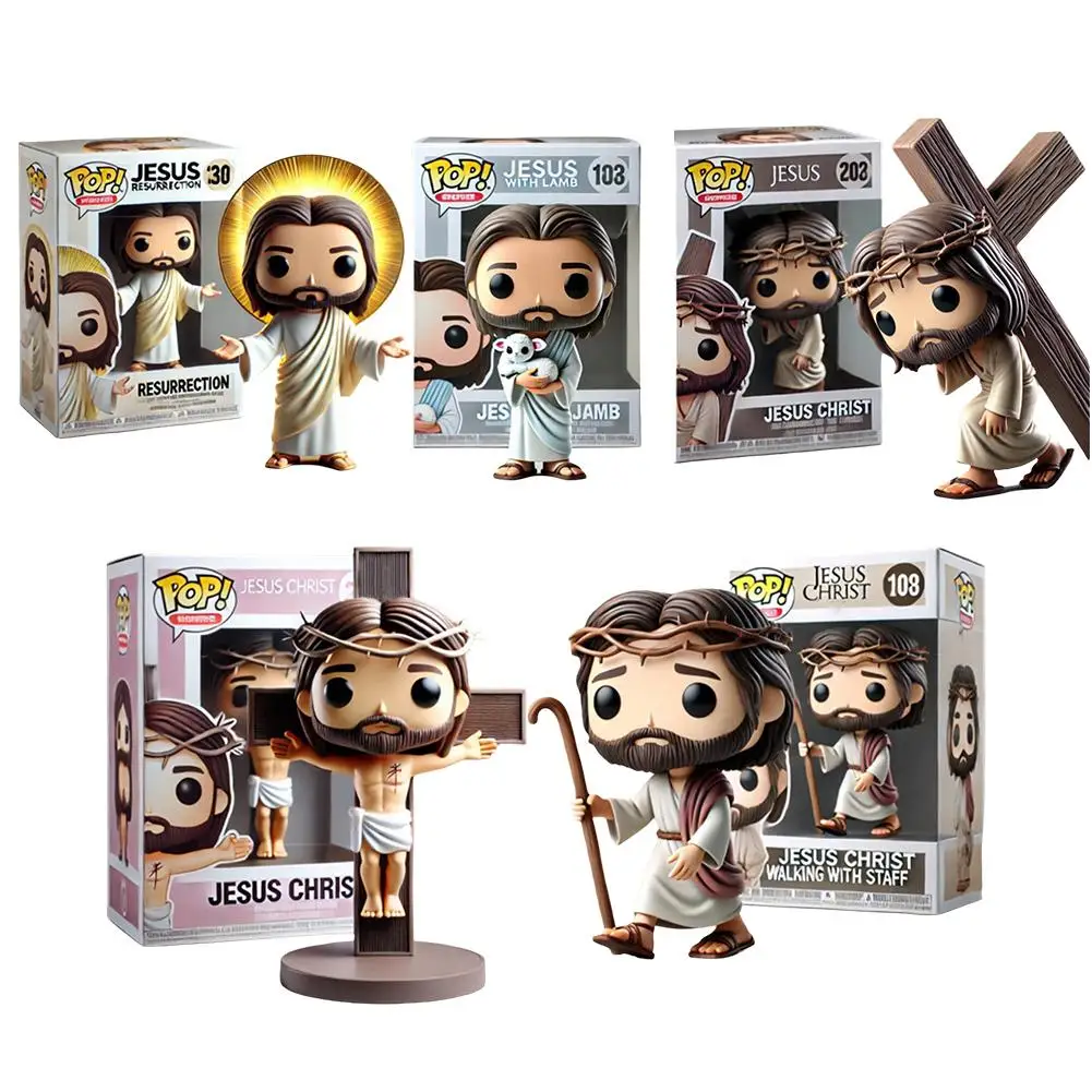 Jesuss Figure Doll Jesus Image Action Toys Gifts For Homes Churches Decoration (Not Included The Retail Box)