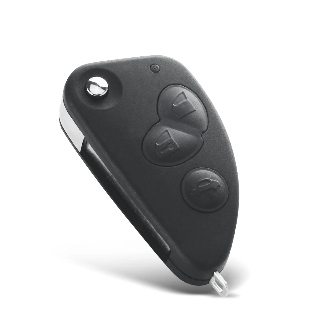 KEYYOU 2/3 Buttons Flip Folding Car Key Shell Cover Case For Alfa Romeo 147 156 166 GT Key Fob SIP22 Uncut Blade key case car key shell key cover folding car key shell fob cover key fob replacement