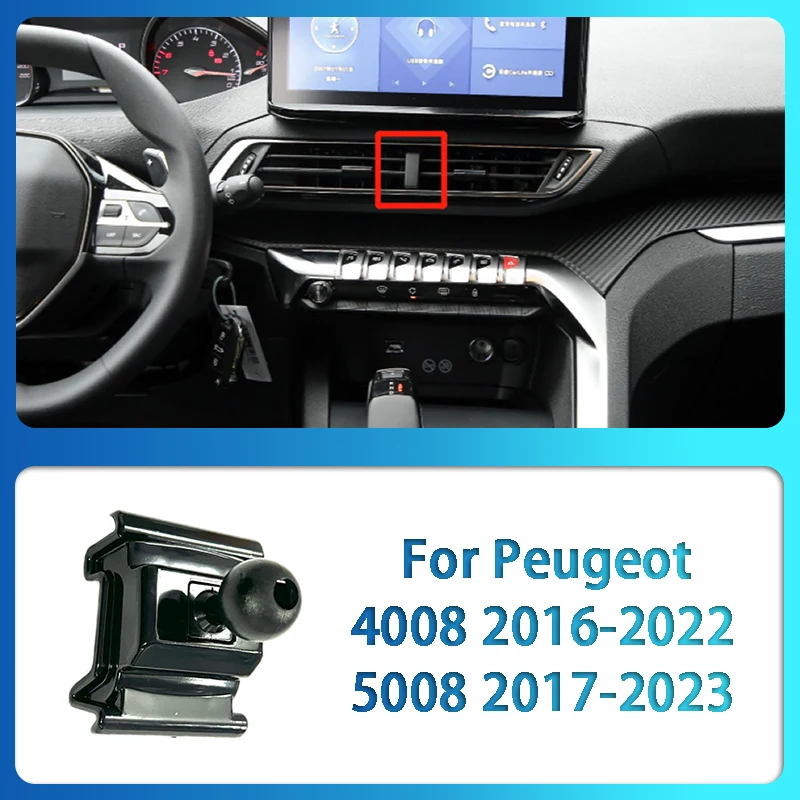 Car Mobile Phone Holder Stand Mount Special Dedicated Bracket Base For Peugeot 308 408 508 3008 4008 5008 Car Styling
