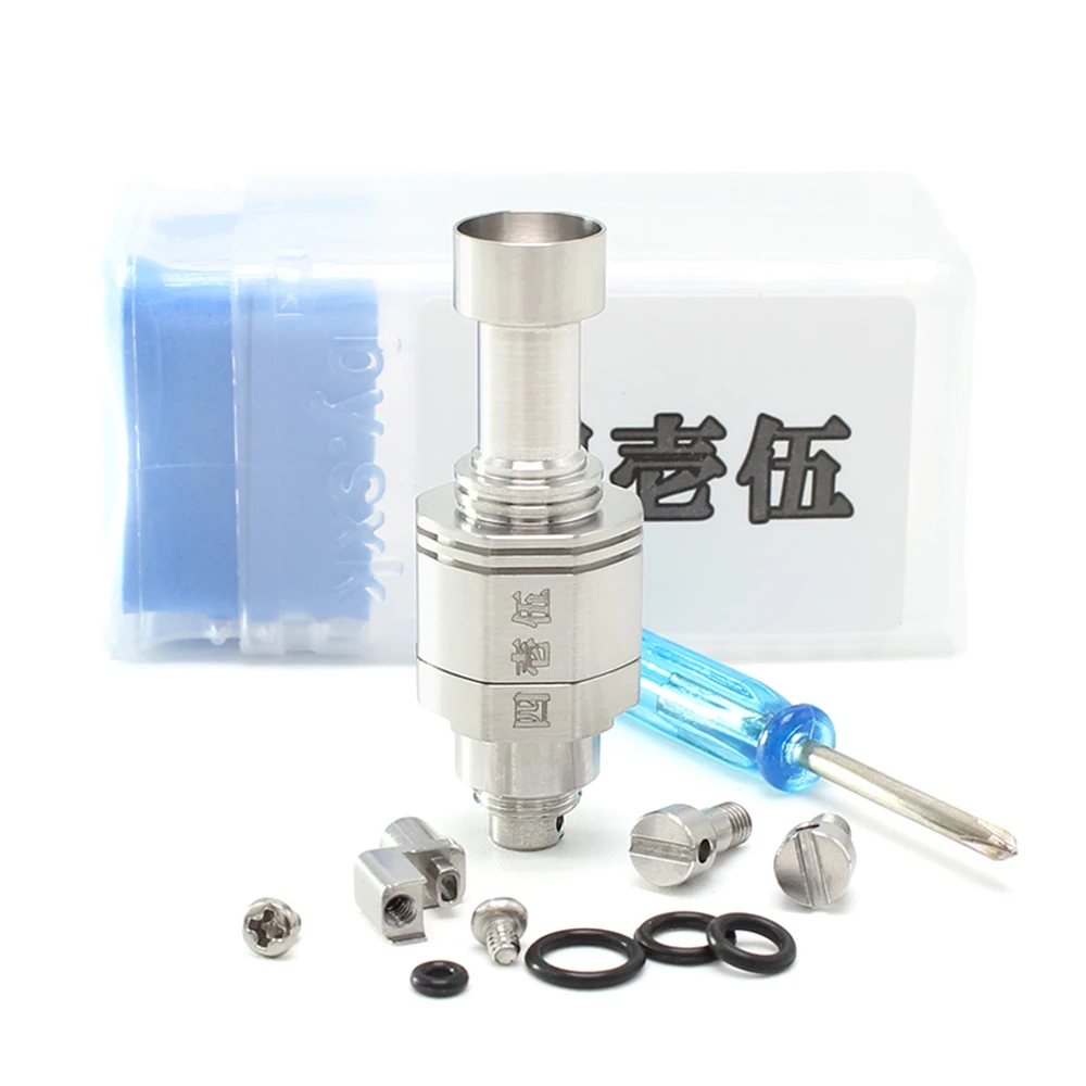 

SXK 415 RBA MTL/DL RBA airflow ss316 for Billet box dna 60 70w/BB/Supbox/Bantam Vape Mod Japan design rba 4 paturn air control