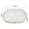 Nordic Cross-border Iron Jewelry Makeup Storage Tray Jewelry Store Jewelry Store Purchase Basket Desktop Storage Box 6