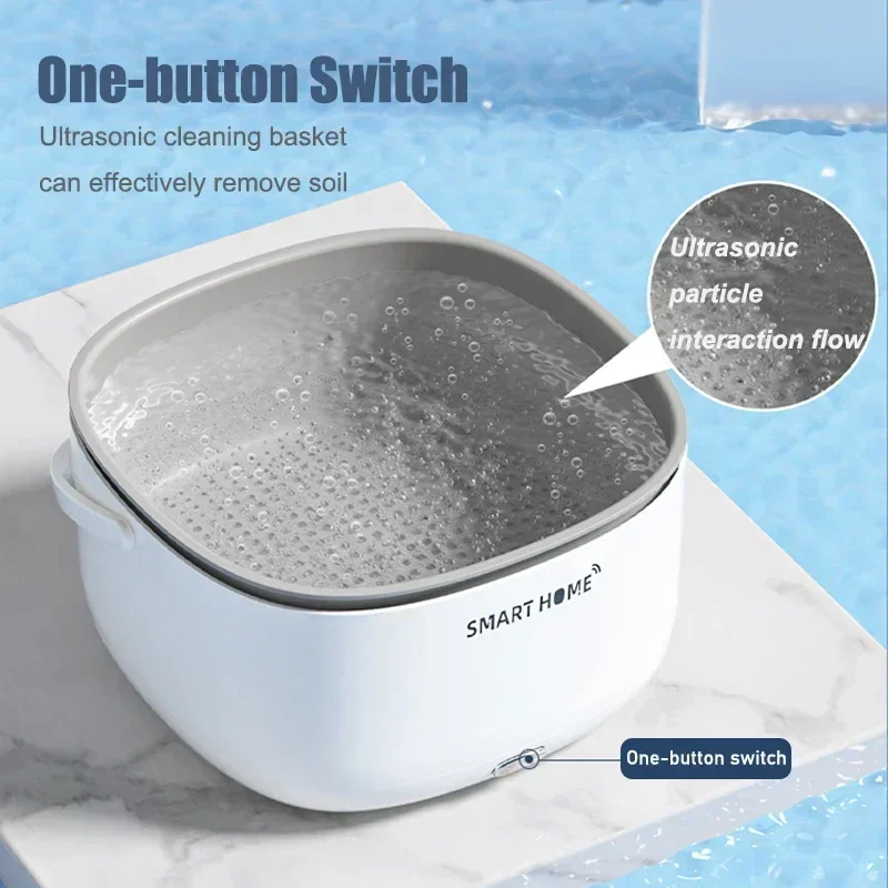 4L Electric Vegetable And Fruit Washing Machine Food Ultrasonic Washing Bucket Large Capacity Food Grains Purifie Home-appliance 5