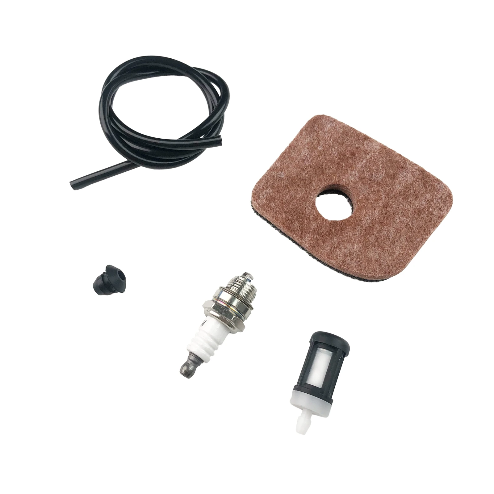 

5Pcs Air Fuel Filter Line Kit Fit for STIHL BG56 BG56C BG66 BG66C BG86 BG86C SH56 SH56C Leaf Blowers with Spark Plug and Grommet