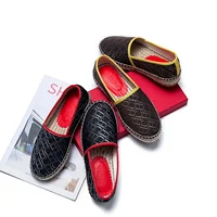 A Pair Of Gift Box Packaging Breathable Artificial Textile Chinese Style Fishing Shoes Men's Flat Shoes Women's Daily Life CILMI 2