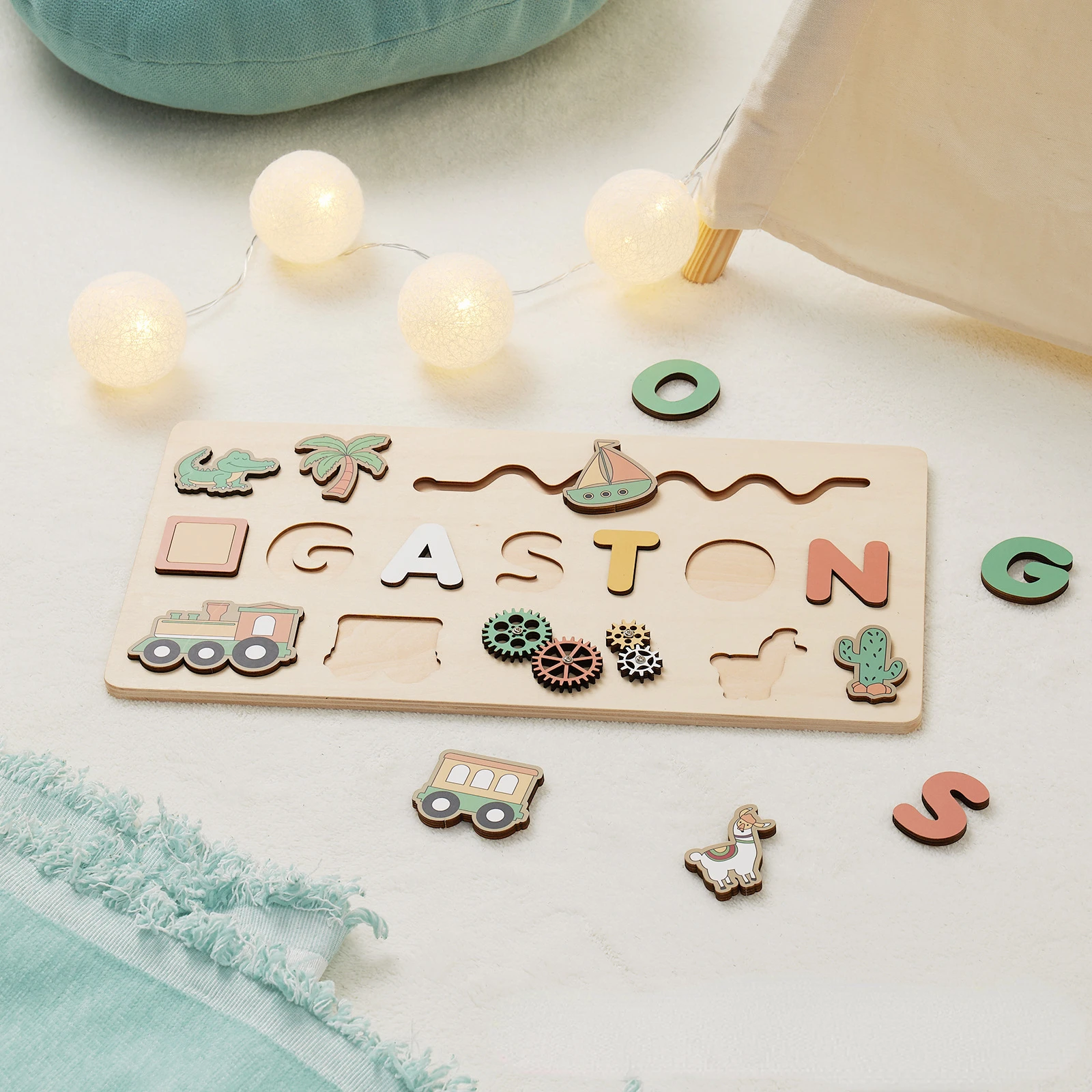 Personalized Safari Journey Name Puzzle 2 | Personalized Safari Journey Name Puzzle 7