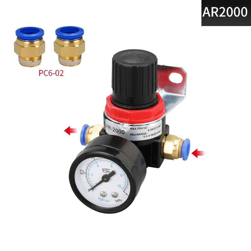 Enhanced Air Pressure Relief Regulator Valve with Fittings