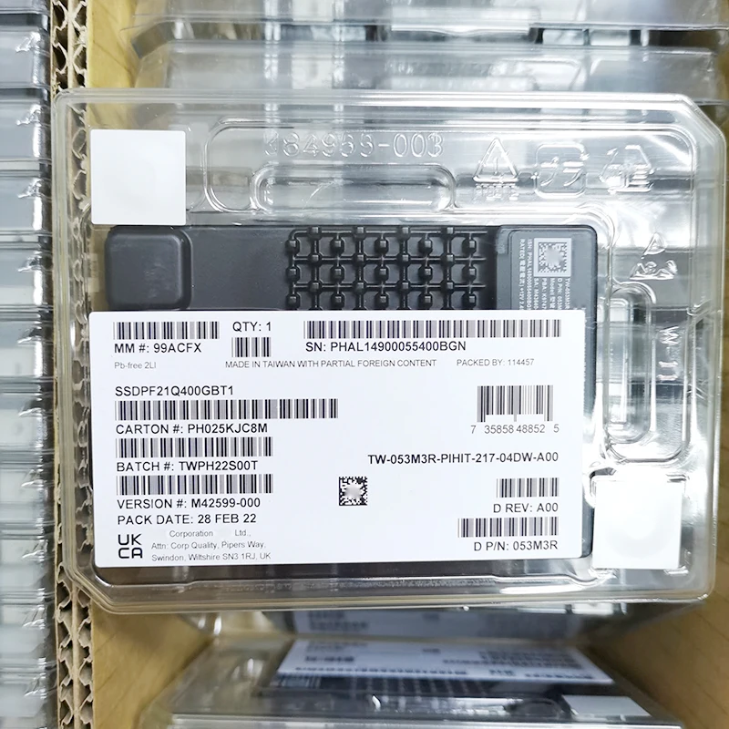 Compatible with original Intel Optane P5800X 400G U2 PCIE4.0 Enterprise Server SSD 15mm SSDPF21Q400GBT1 Stable and durable