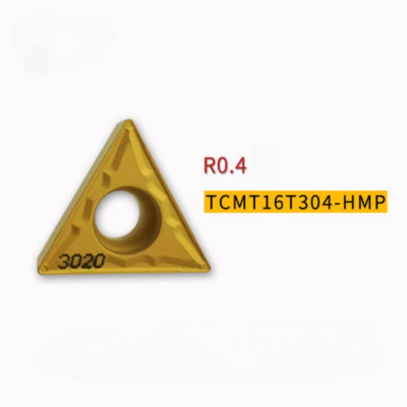 

Carbide Insert TCMT16T304-308-HMP NC3020 TCMT CNC Turning Inserts Triangular Single Sided Machining Steel Parts