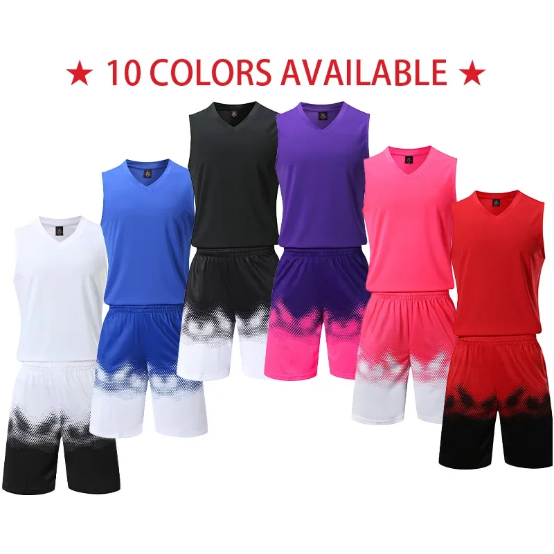Basketball Jersey Customize Adult Kid Boy Quick-drying Training Uniform Shirts Men Sportswear Child Sport Suit Clothes JLS-A101