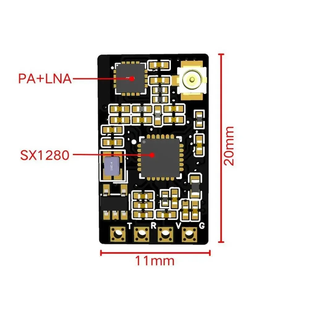 Installation du récepteur HPXGRC 2.4GHz sur un drone FPV Freestyle, avec câbles et antenne connectés